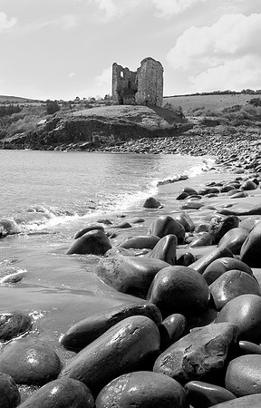 Minard Castle Monochrome