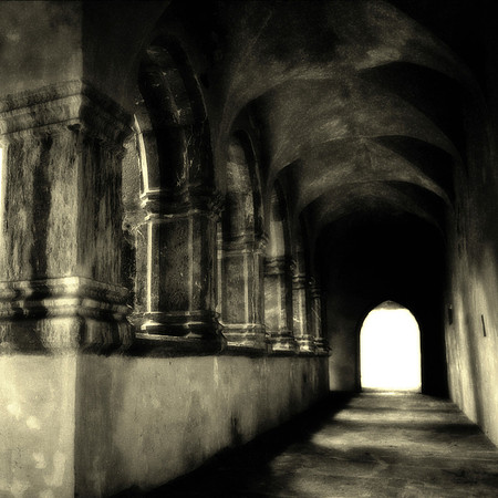 Cloisters & Doorway, Muckross Abbey, Killarney